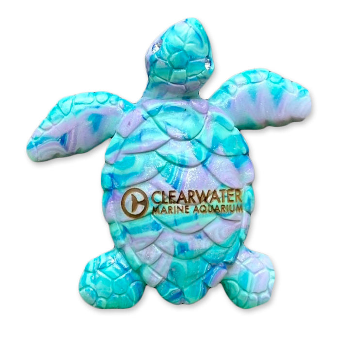 Clearwater Marine Aquarium Jeweled Sea Turtle Jeweled Magnet