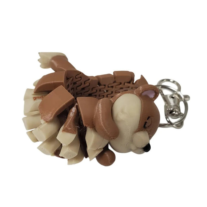 Flexy Fidget 3D Printed Otter Keychain