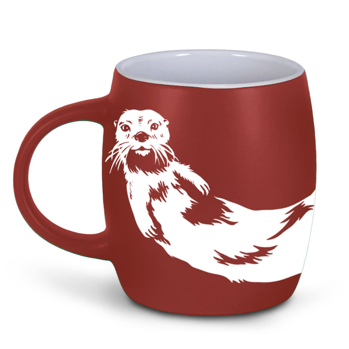 Clearwater Marine Aquarium Etched Otter Mug