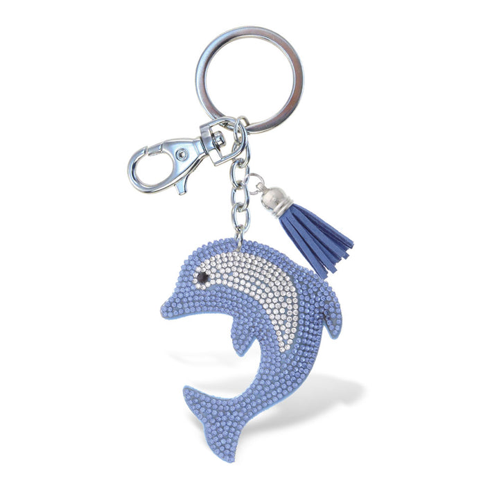 Clearwater Marine Aquarium Dolphin Bling Keychain