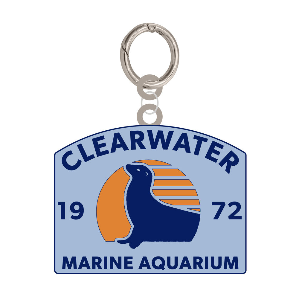 Clearwater Marine Aquarium 1972 Sea Lion Keychain