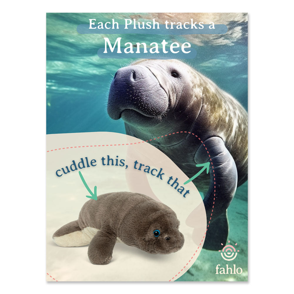Fahlo Manatee Tracking Plush