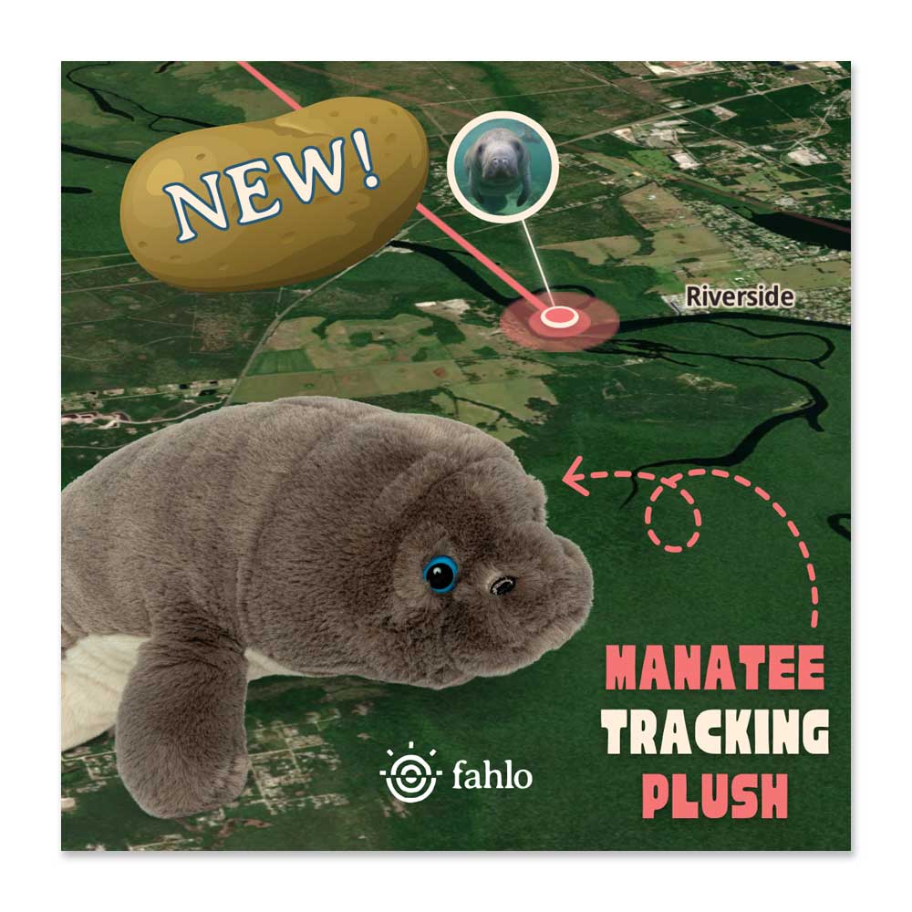 Fahlo Manatee Tracking Plush