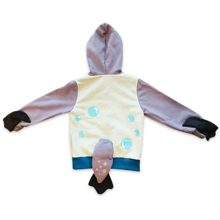 3D Manatee Toddler Zip-up Sweatshirt