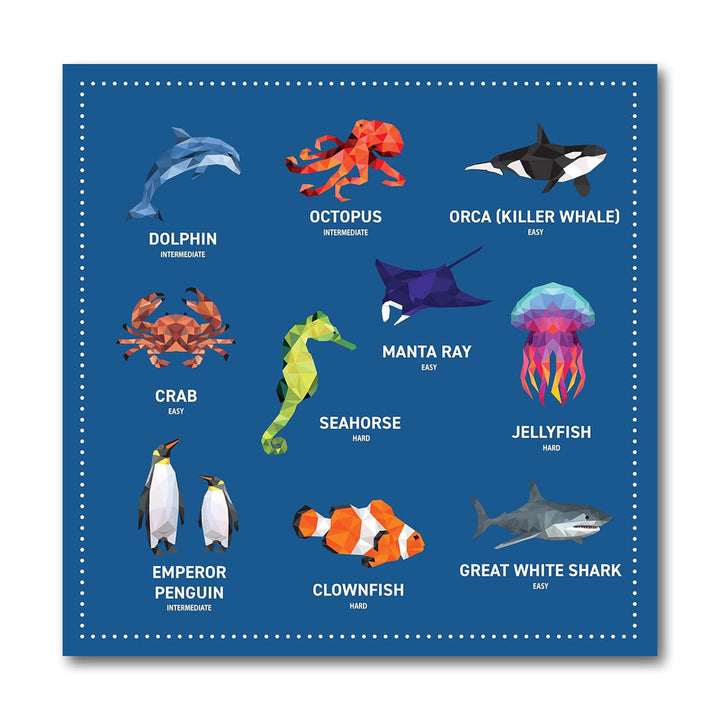 My Sticker Paintings: Ocean Animals