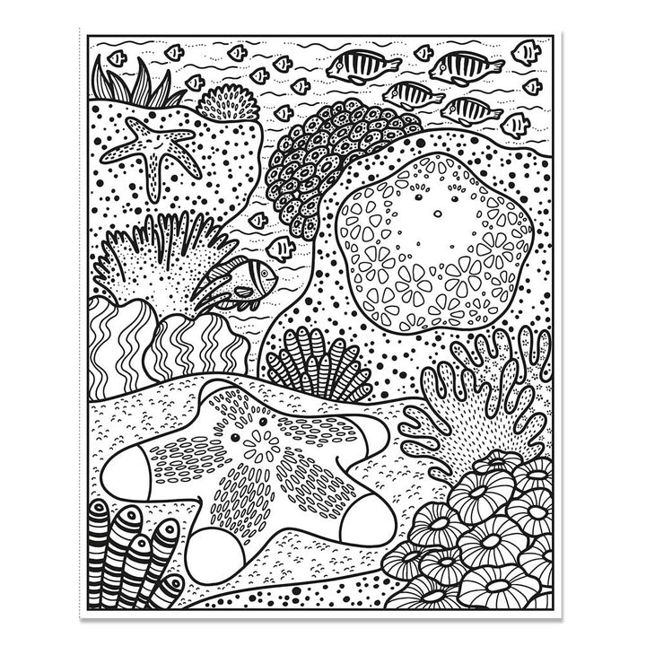 Coral Reef Magic Painting Book