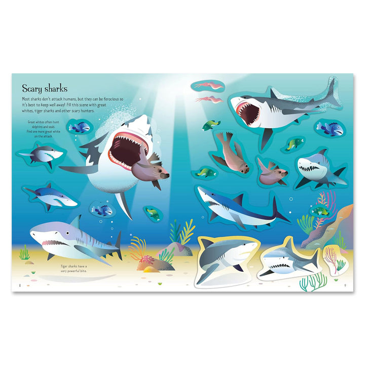 First Sticker Book Sharks and Rays: An Exciting Sticker Activity Book