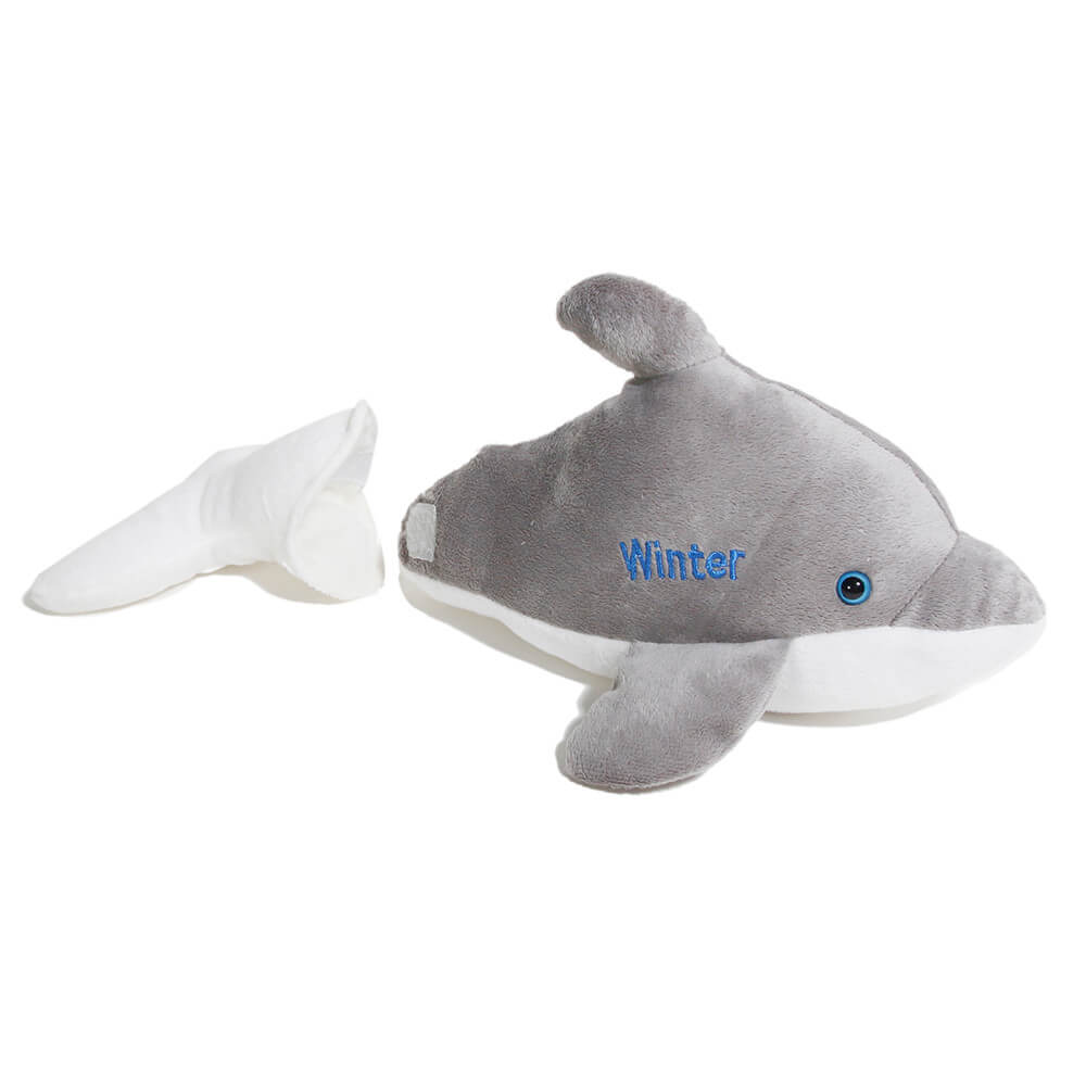 Winter the Dolphin Removable Tail Plush