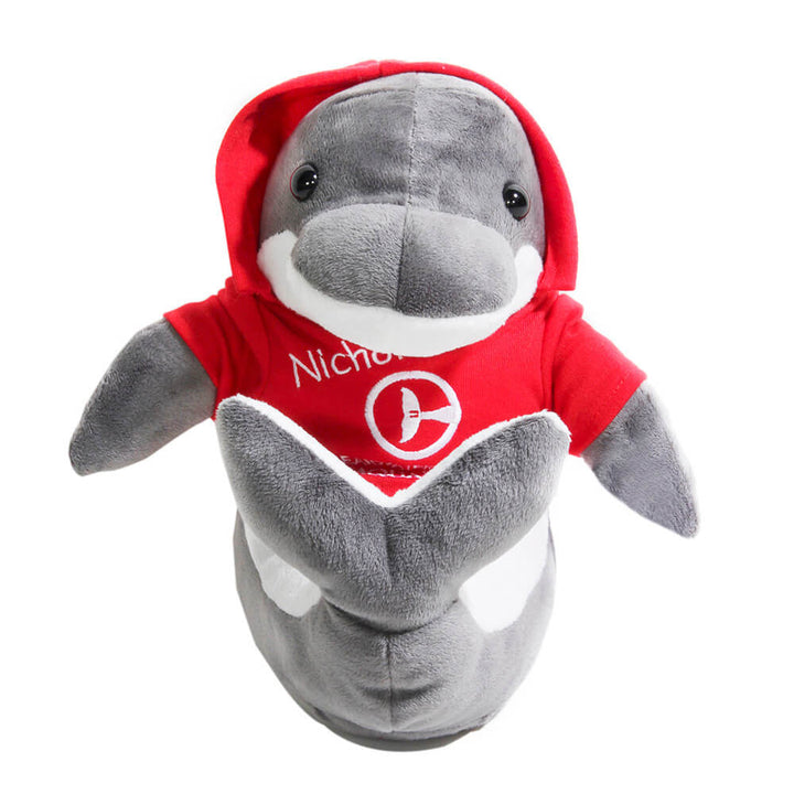 Nicholas the Dolphin Hoodie Plush