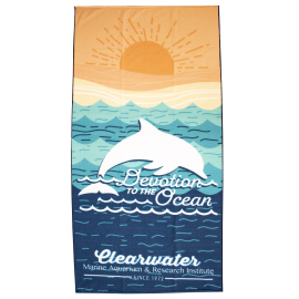 Clearwater Marine Aquarium & Research Institute Devotion to the Ocean Dolphin Beach Towel