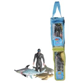 Male Diver and Friends Diver Tube