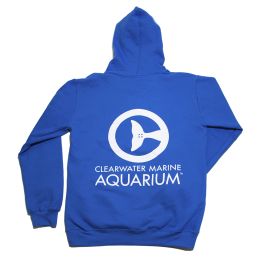 Clearwater Marine Aquarium Fleece Pullover Hoodie - Royal Blue