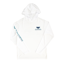 Clearwater Marine Aquarium & Research Institute Dolphin Devotion Long Sleeve Hood Performance Tee - Youth
