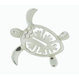 Sterling Silver Sea Turtle Necklace - Small